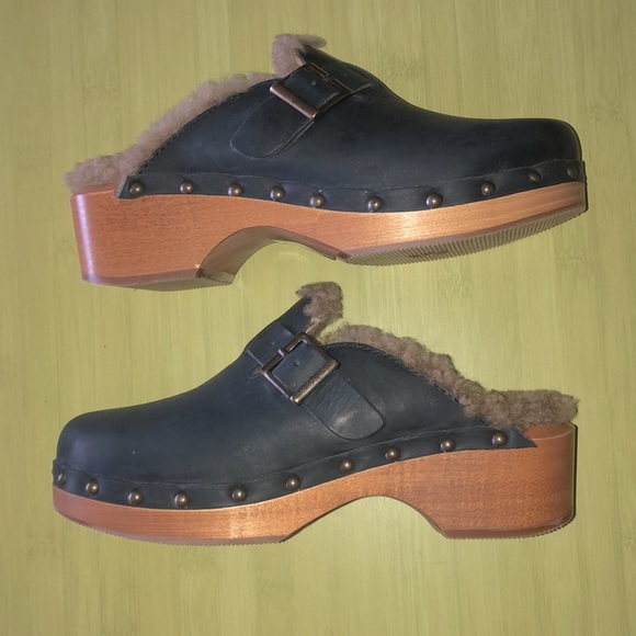 RE/DONE 70s clogs with shearling lining NIB - Picture 8 of 10